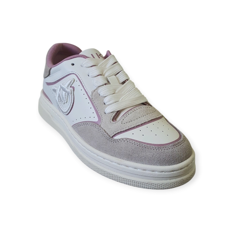 SS0075PO21 Mandy 08 suede white-pink